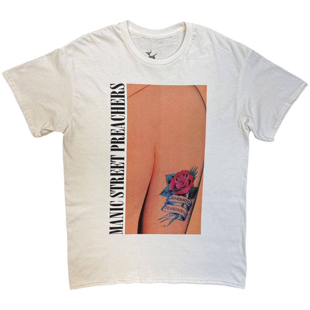 Manic Street Preachers - Generation Terrorists Heren Tshirt - Wit